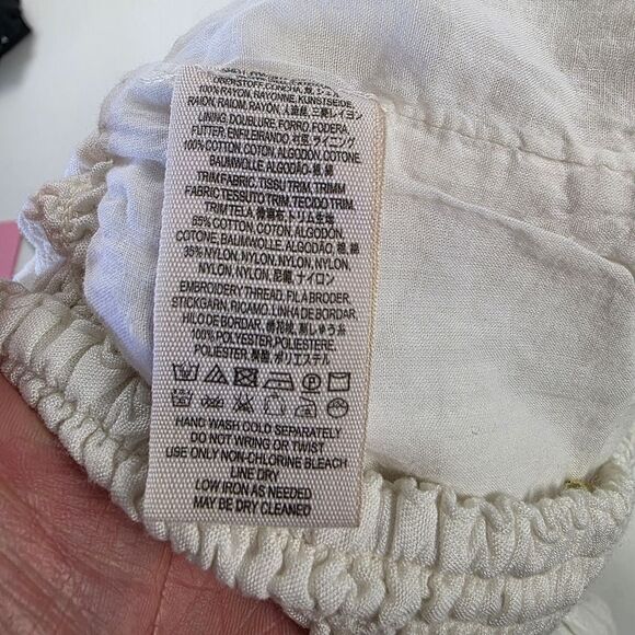 Free People Ivory Floral Lace Shorts Womens Size‎ XS - Picture 12 of 12